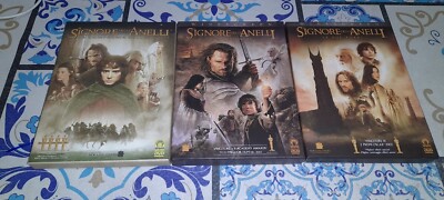 BOX+6 DVD IL SIGNORE DEGLI ANELLI COMPAGNIA DELL'ANELLO/DUE