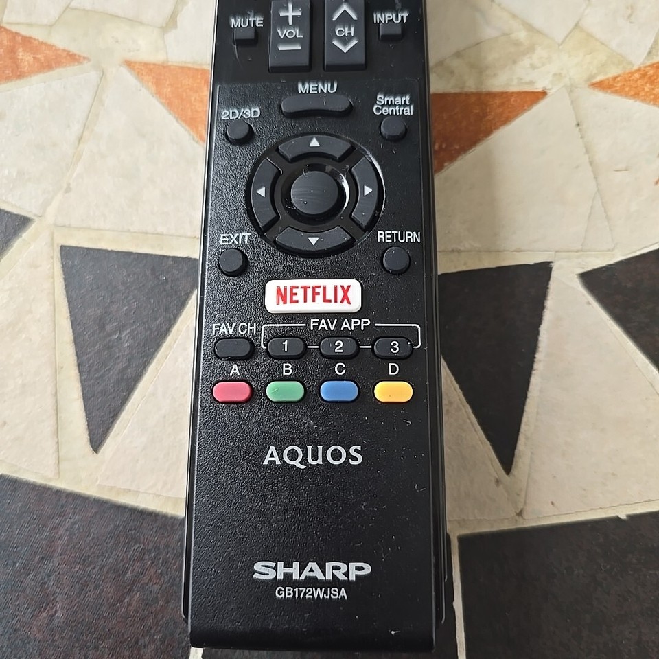 SHARP AQUOS TV REMOTE CONTROL GB004WJSA Tested eBay