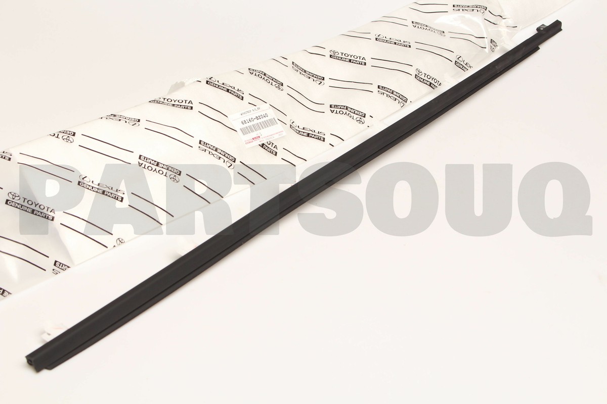 68160BZ040 Genuine Toyota WEATHERSTRIP ASSY, FRONT DOOR GLASS