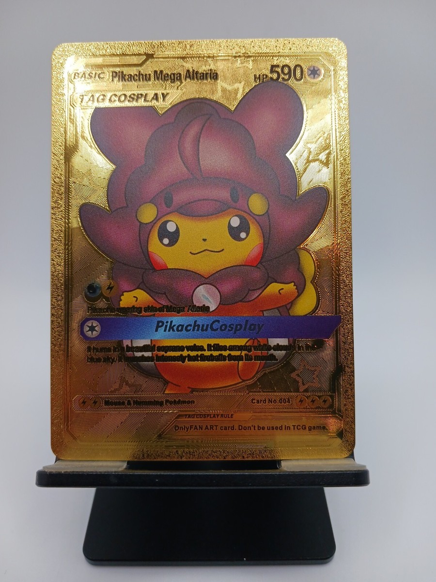 海外版　Pikachu Mega Altaria TAG COSPLAY Pokémon Pikachu Mega Altaria Tag Cosplay Gold | Mercari