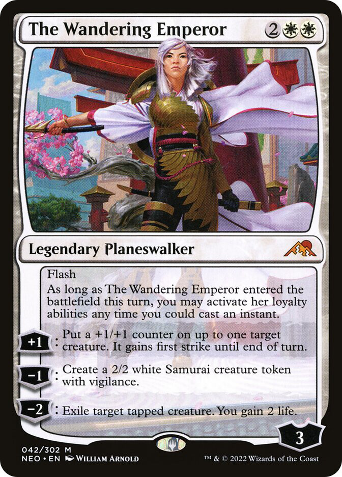 MTG The Wandering Emperor - Kamigawa: Neon Dynasty #042 | eBay