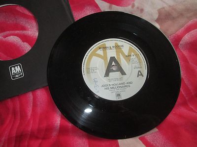Jools Holland And His Millionaires Bumble Boogie AMS 8111 UK Promo 7'' Vinyl 