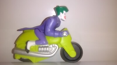 Vintage~Burger King 2000~Kids Club Meal~DC Comics~THE JOKER~Motorcycle Car/+1Shp
