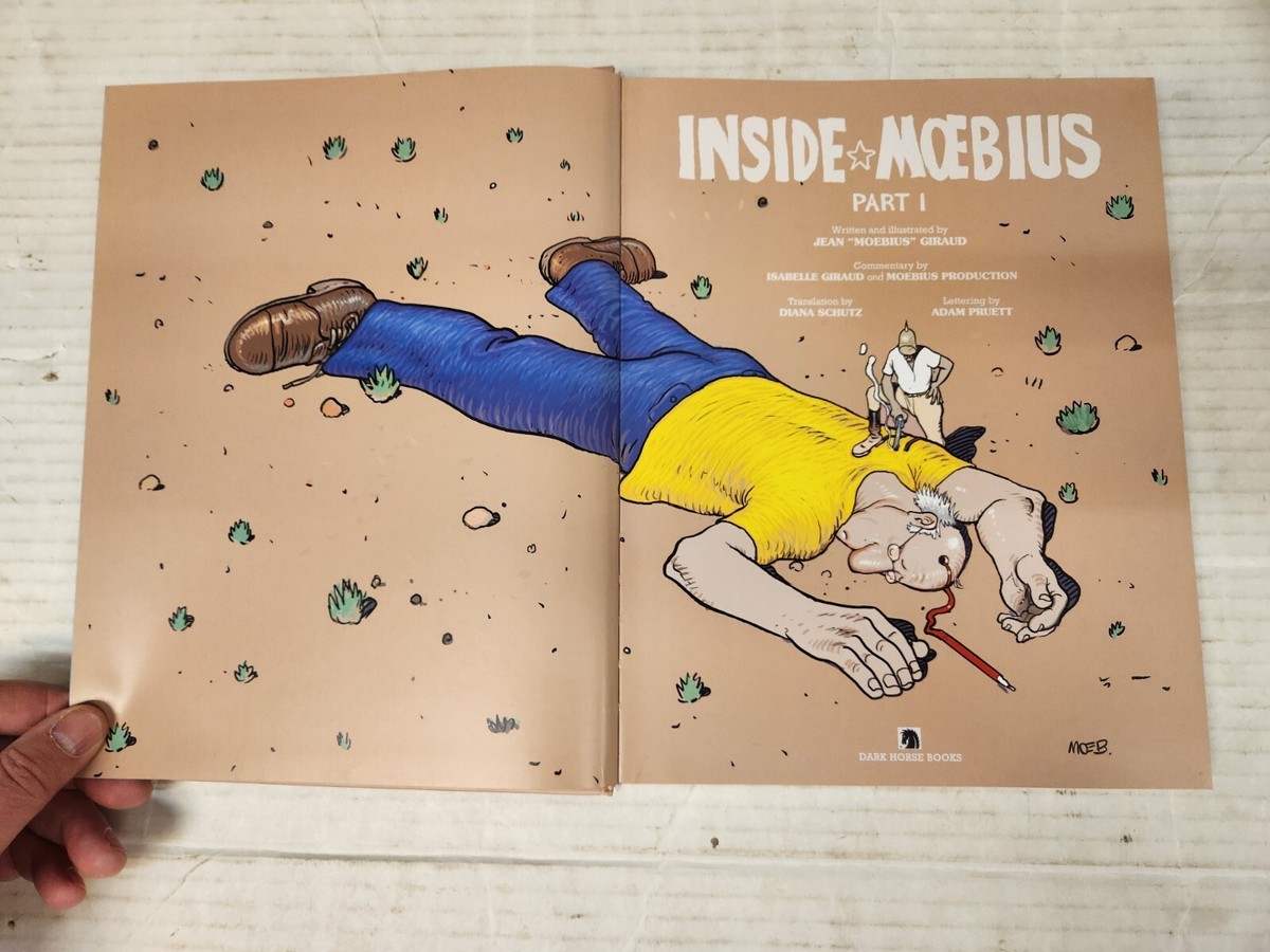 Inside Moebius Part 1 First Print Jean Moebius Giraud Dark Horse
