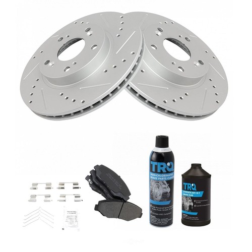 Disc Brake KitPerformance Brake Pad and Rotor Kit TRQ fits 2002 Honda