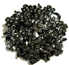 Vtg UNUSUAL 1 RHINESTONE miss metal FLOWER Open work Brooch Pin Costume Jewelry