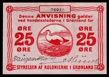 Greenland,  Styrelsen Af Kolonierne   P.11b   1913  aUnc.