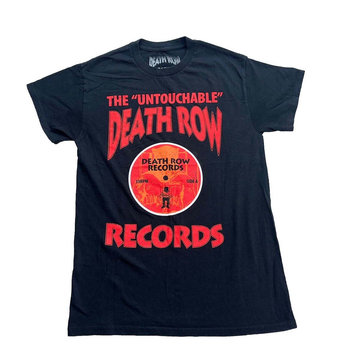 FILA T shirt nera uomo Death Row Records "The Untouchable" merchandising ufficiale S