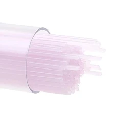 Bullseye Glass Stringers 1mm Petal Pink Opal 90coe