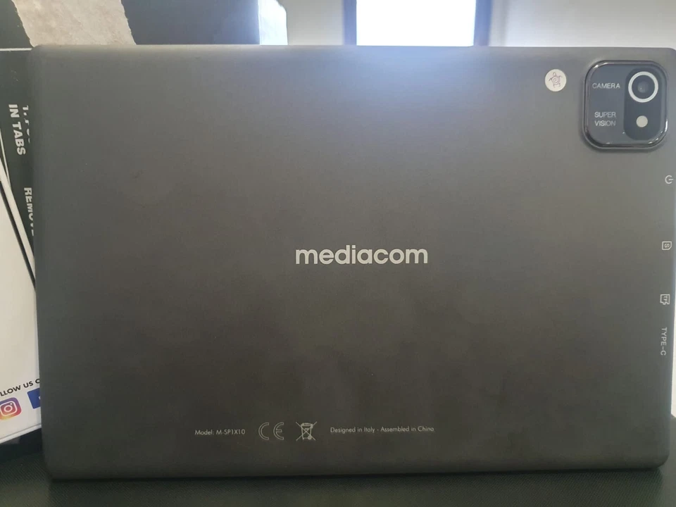 MEDIACOM SmartPad x10 4G Tablet Android 12 - 32 GB - 10.1" + SD XIAOMI 512GB - Immagine 3 di 4