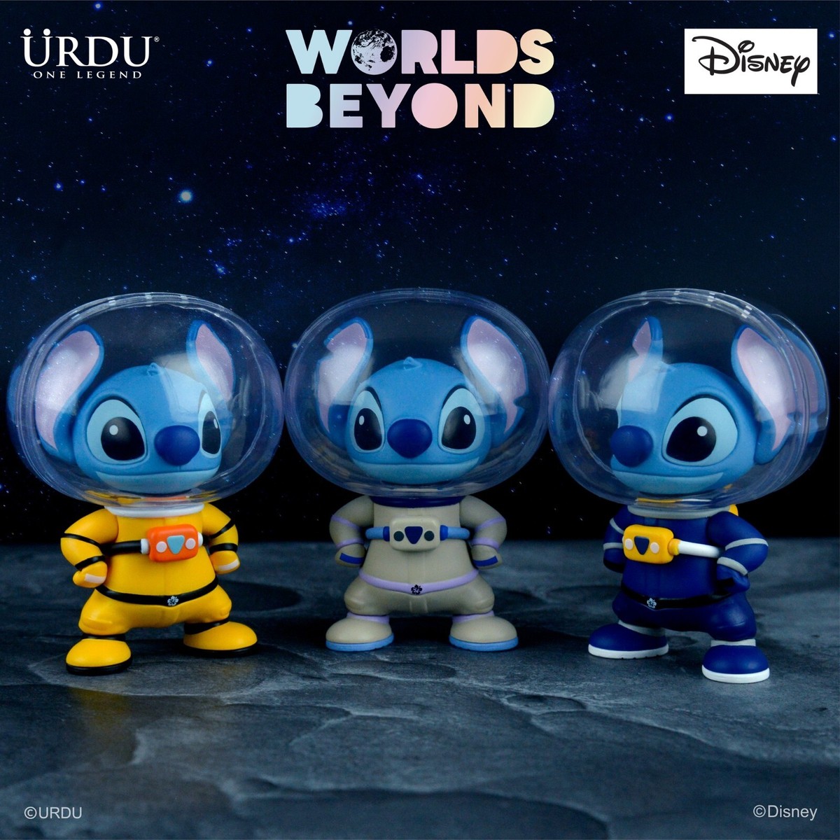 Urdu World Beyond Series 2 スクランプ2体セット URDU FUKUHEYA Disney Worlds Beyond Blind Box Series 2 Stitch