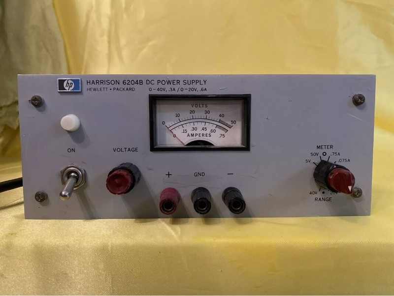 HP Agilent Harrison 6204B Dual Range Single Output 40v Power Supply Tested