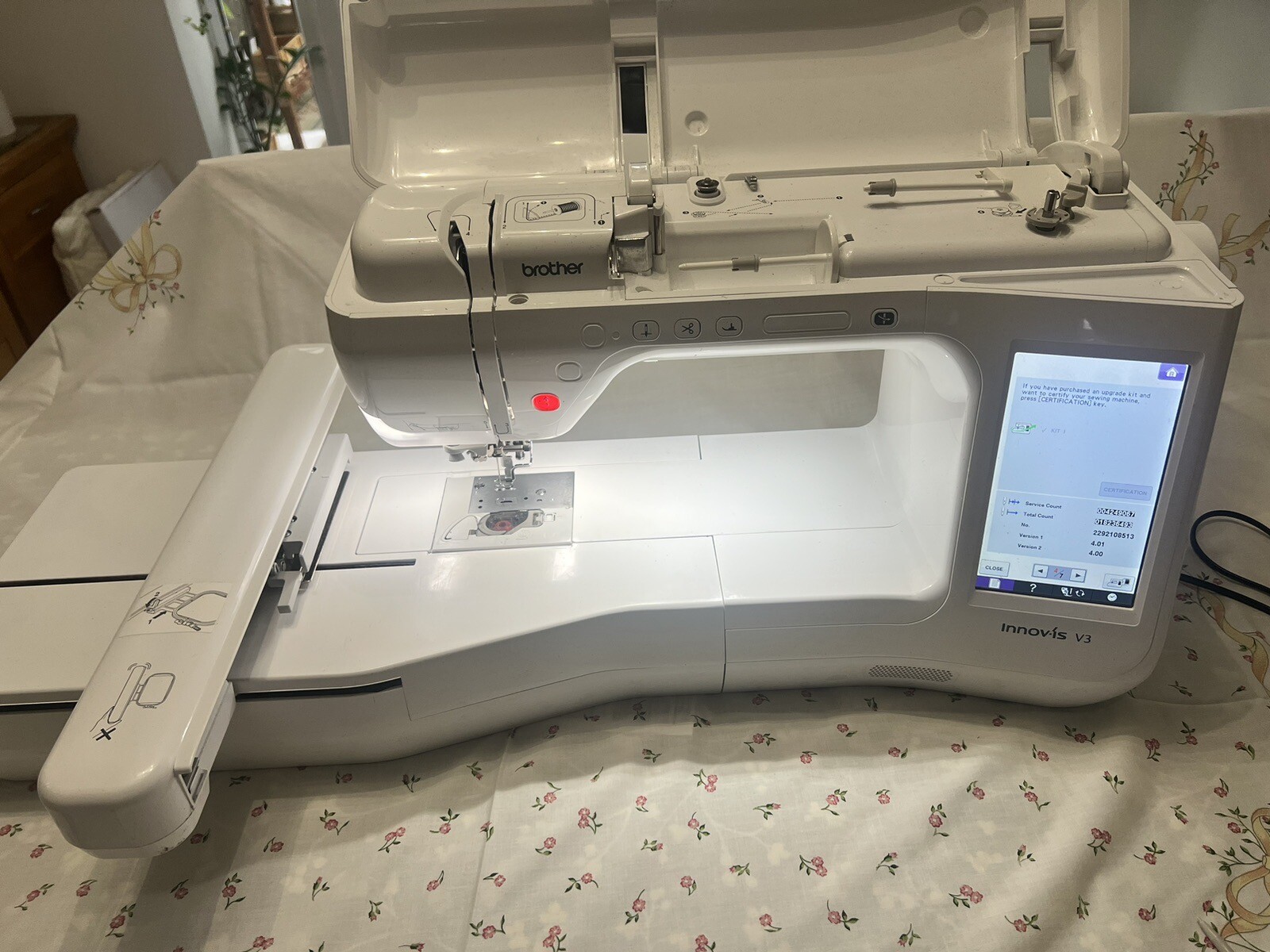 Used Brother Innovis V3 Embroidery Machine with PE Design 10 eBay