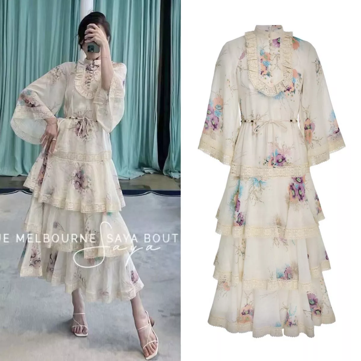 Zimmermann top crochet dress