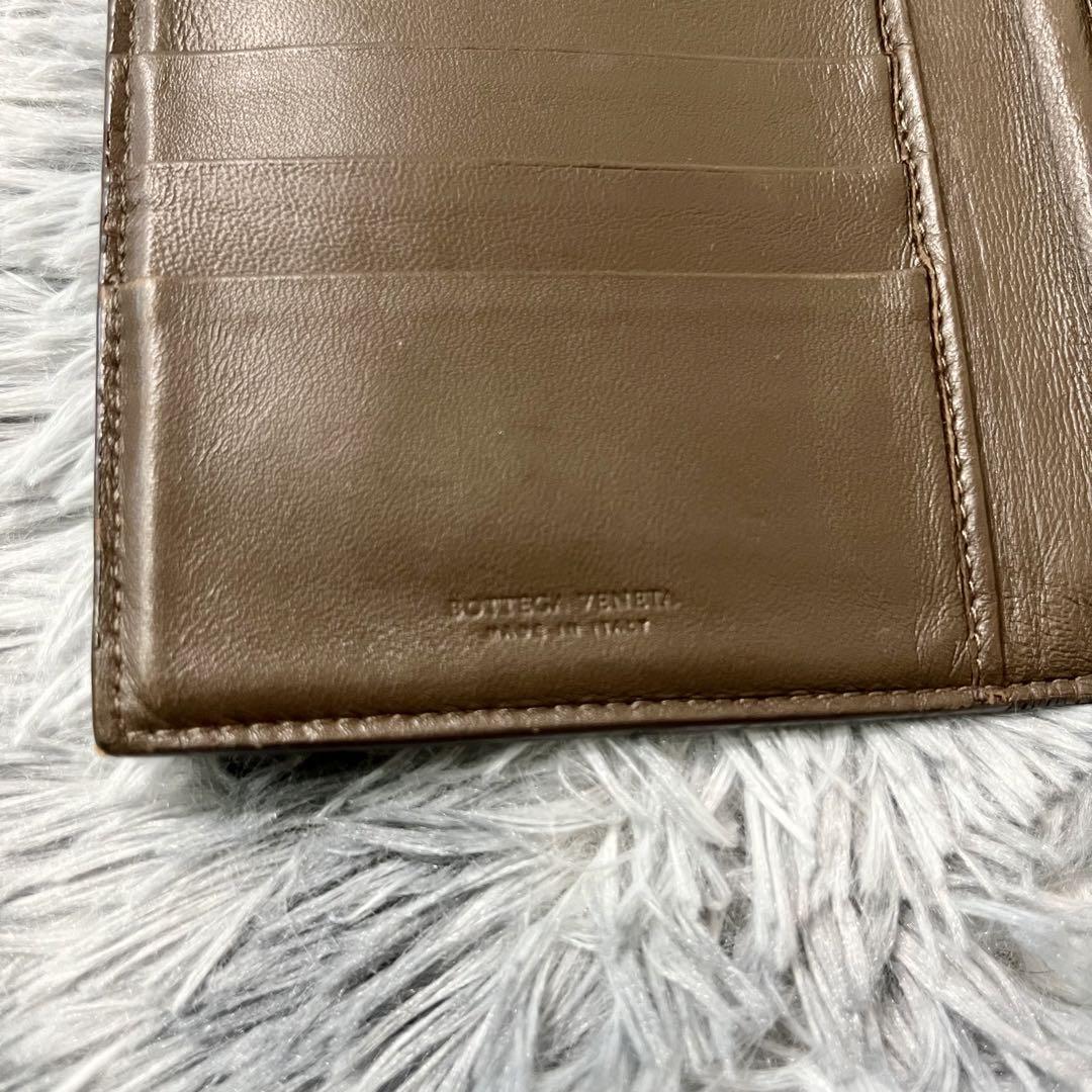 BOTTEGA VENETA★Light Brown Leather Intercciaco Long Wallet Bottega Veneta Brown Intrecciato Zip-Around Wallet