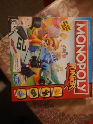 Monopoly Junior Brettspiel-Kinder-Familie-Freunde-Party-Strategie-Geld-Lernen