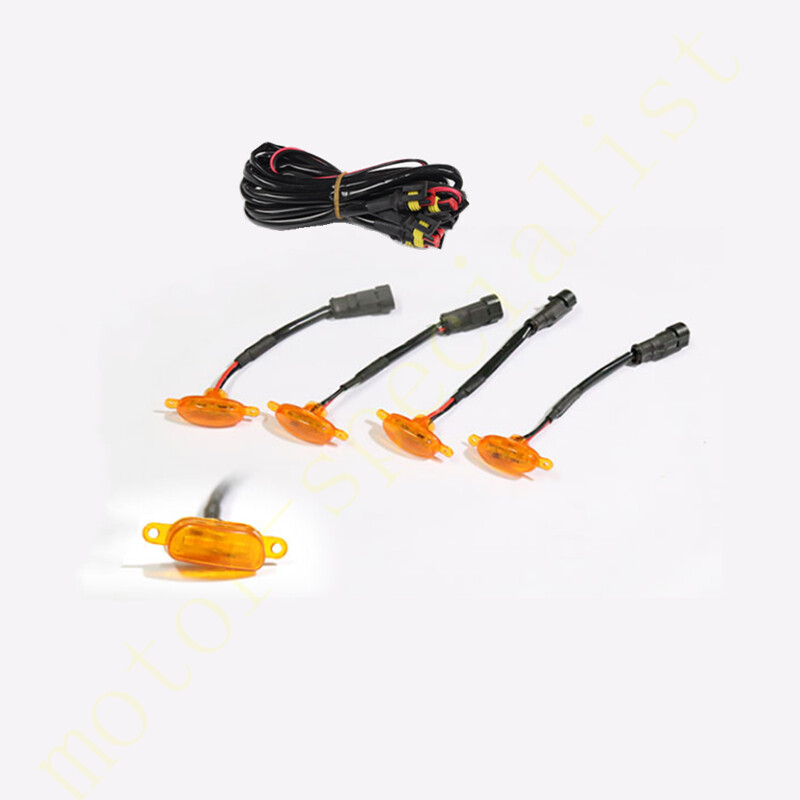 For Lexus GX460 202021 Grille LED Amber Light Raptor Style Grill Trim