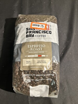 San Francisco Bay Espresso Roast Whole Bean Coffee 2lb - Dark Medium Roast