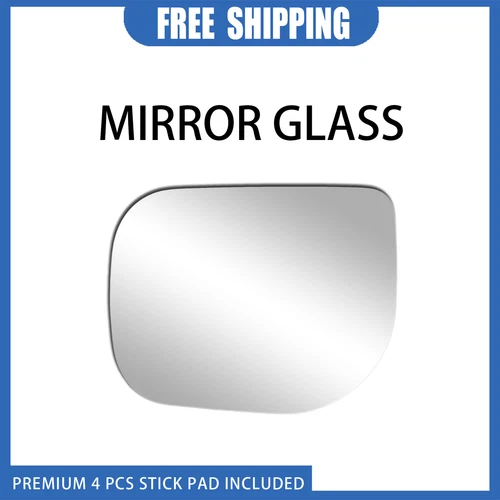 Mirror Glass Replace Fits 2009-2015 Nissan Titan Left Side Adhesive Flat 4356