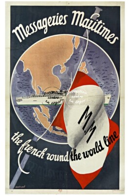 Vintage poster – Messageries Maritimes, CALÉDONIEN – Galerie 1 2 3