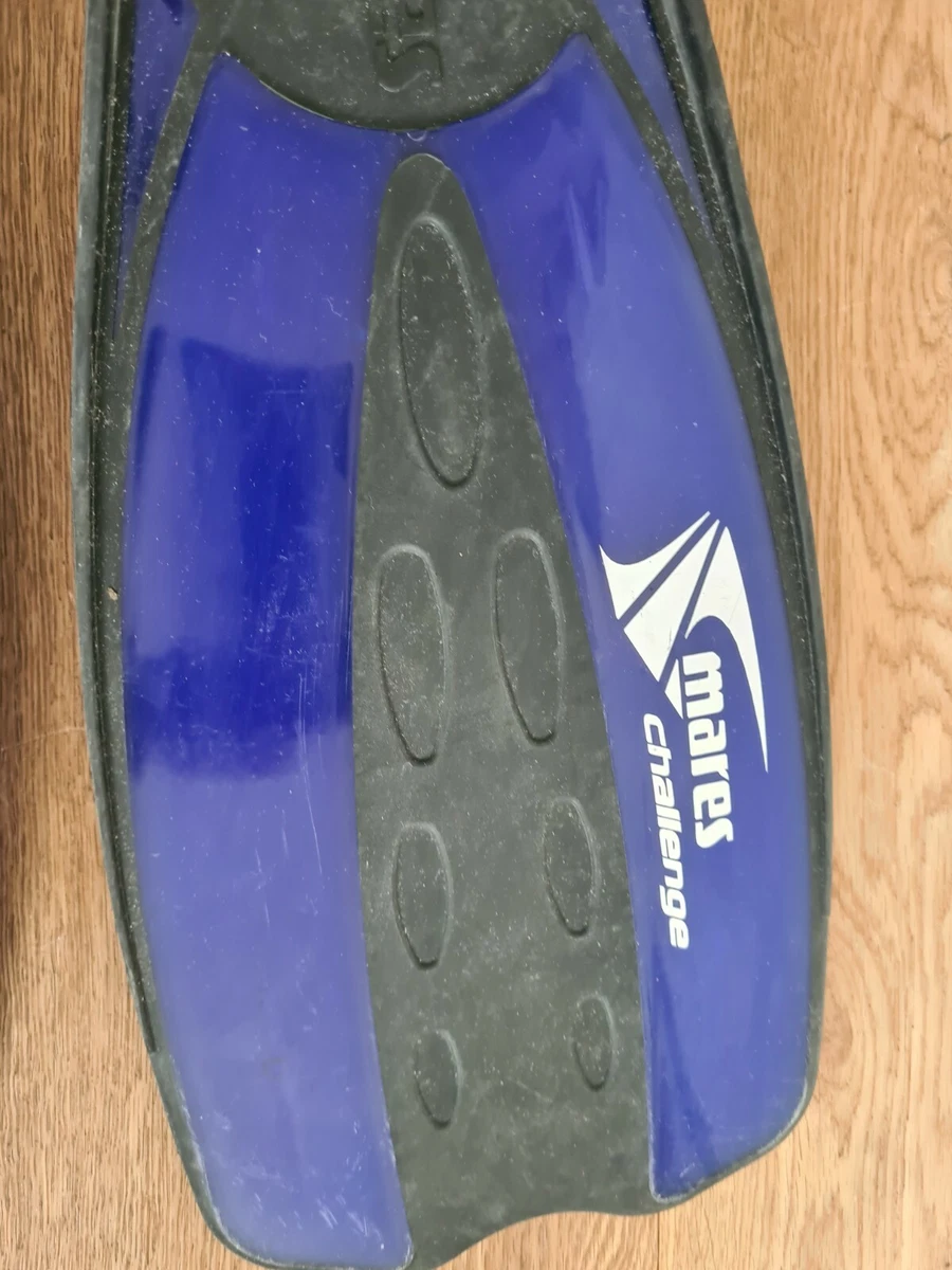 MARES Challenge Schwimmflossen Flossen blau schwarz Gr. 38 39 Flippers Swimfins