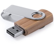 Pen Drive USB Key Flash Memory 16 GB Universal Stick Bamboo