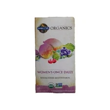 Garden of Life Mykind Organics Women's Once Daily, 60 Tablets, exp 07/2026