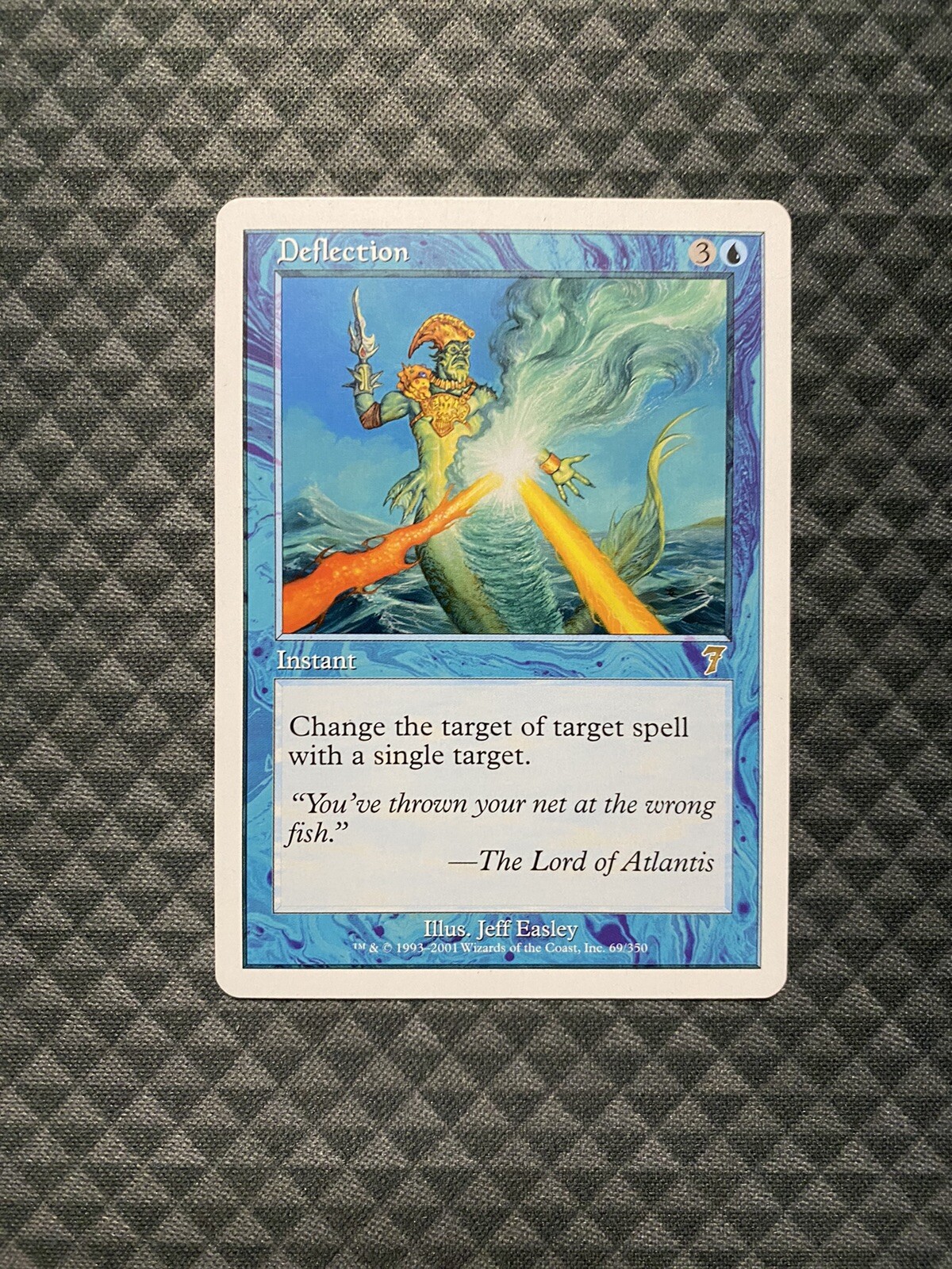 MTG Deflection #69/350 Rare 7th Seventh Edition 2001 Light Play