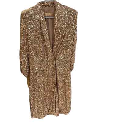 Vici She is Radiance Sequin Blazer Mini Dress Rose Gold Womens Sz XS NEW |  eBay