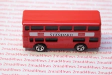 '97 Hot Wheels LOOSE red LONDON BUS China STANDARD 5sp Daimler Fleetline BRITISH