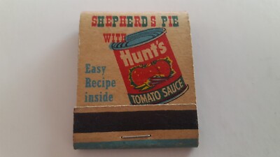 Matchbook Shepherds Pie with Hunts Tomato sauce   FULL  N8
