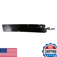 Trq Left Exterior Door Handle Gloss Black Dri...