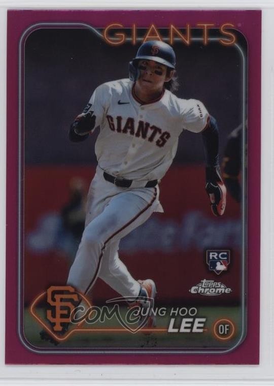 2024 Topps Chrome Pink Refractor Jung-Hoo Lee Jung Hoo Lee #201 0b0g