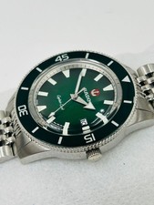 Orologio uomo automatico vintage Rado Captain Cook con data e quadrante verde Swiss Made