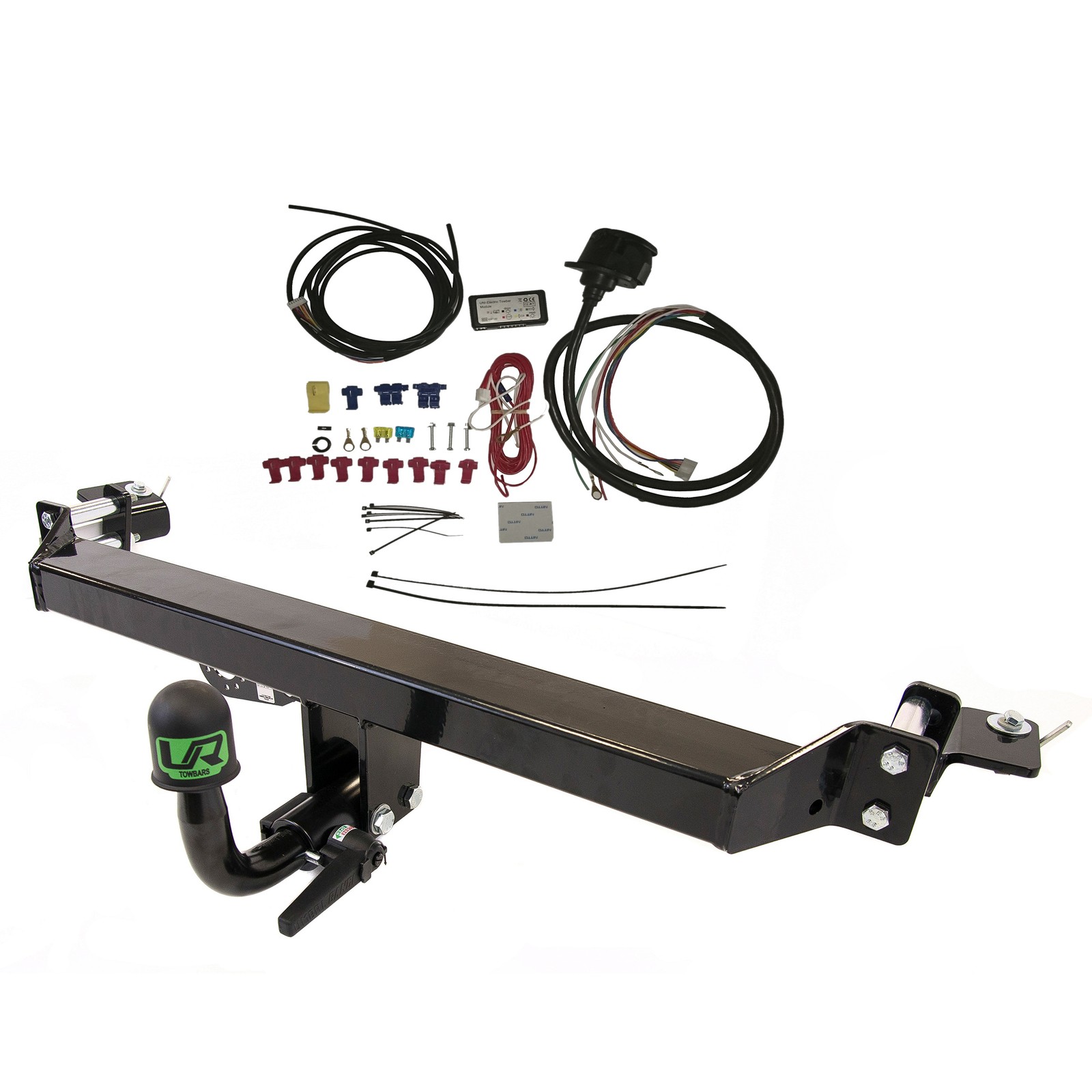Horizontal Detachable Towbar+7P Universal Wiring For Mahindra GOA 6 - 07/18