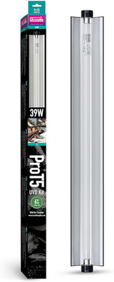 T5 UVB Reptile Light Fixture Kit 36'' Long 39 Watts 6% UVB Forest   Complete UVB 
