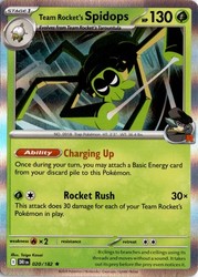 Team Rocket's Spidops 019/217 Ascended Heroes Holo Rare