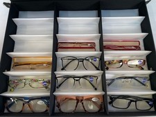 Lot of 11 - Assorted Unbranded Reading Glasses 2.50, Different Colors, Styles
