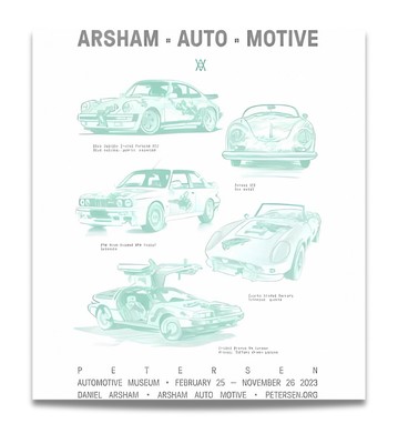 Daniel Arsham Limited Edition Poster - Official Petersen Automotive Exhibit 