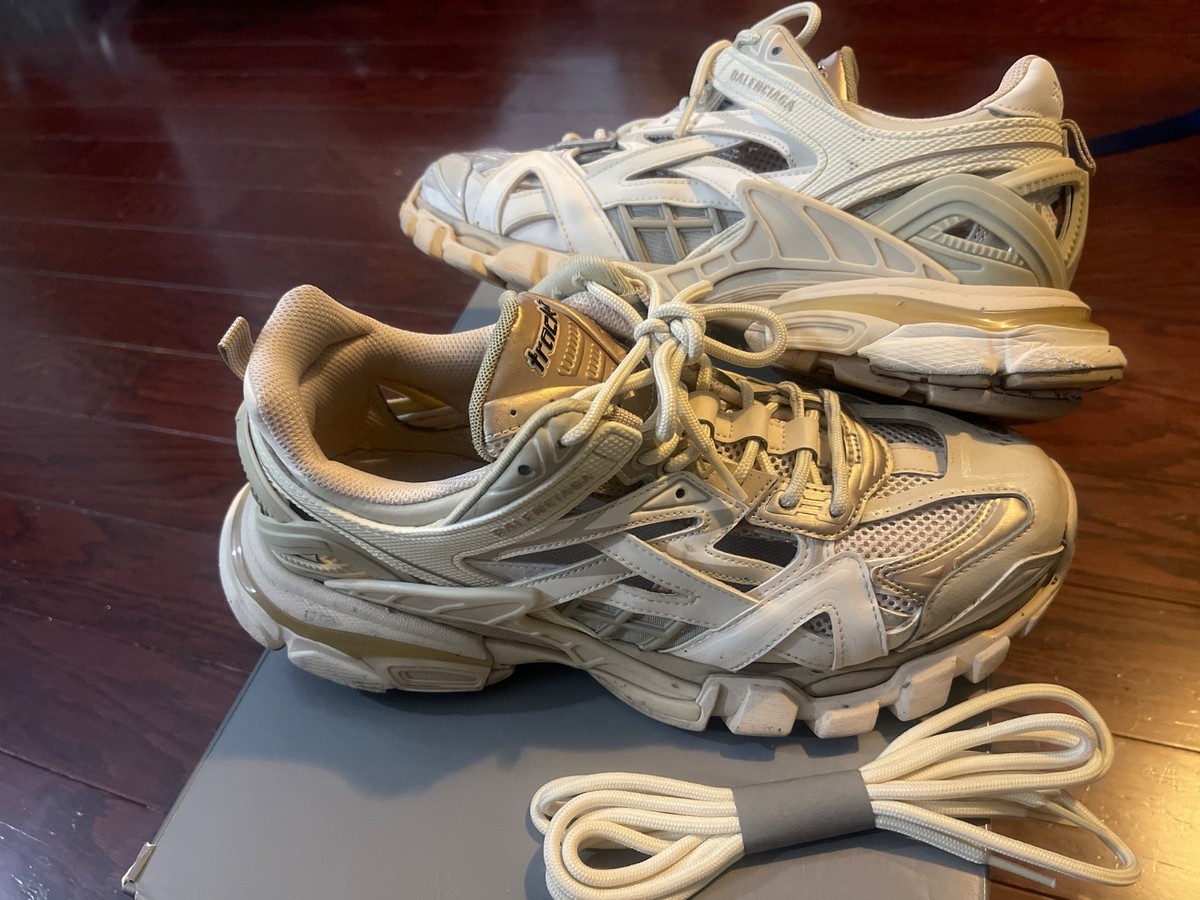 Size 11 - Balenciaga Track.2 Trainer Beige W for sale online | eBay