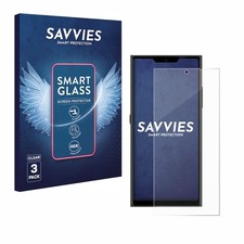 3x Savvies Schutzglas für Jolla Phone Panzer Folie Glas klar