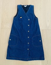 NWOT Hundred Pieces 12Y Denim Lined Vneck Dress