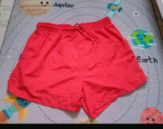 Herren Badeshorts Badehose rot x Mail Gr. L neu