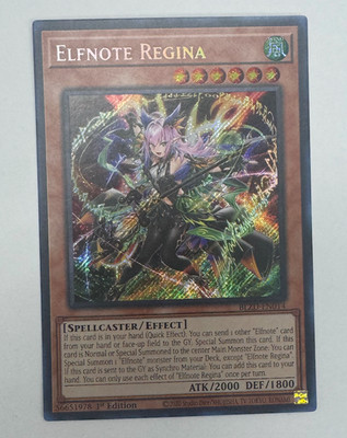 Elfnote Regina - BLZD-EN014 - Secret Rare - Blazing Dominion - NM/M