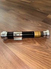 Star Wars Obi-Wan Kenobi Force FX Elite Lightsaber 2010 FOR PARTS NOT WORKING