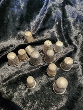 Vintage Silver Thimble With Hallmark Various ...