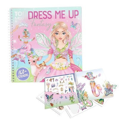 Stickerbuch Mädchen TOPModel Dress Me Up Fantasy Depesche 13439