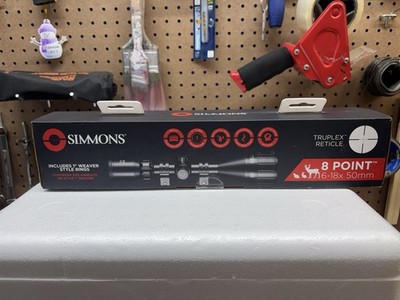 Simmons S8P61850 6-18x50mm Truplex Rifle Scope for sale online | eBay