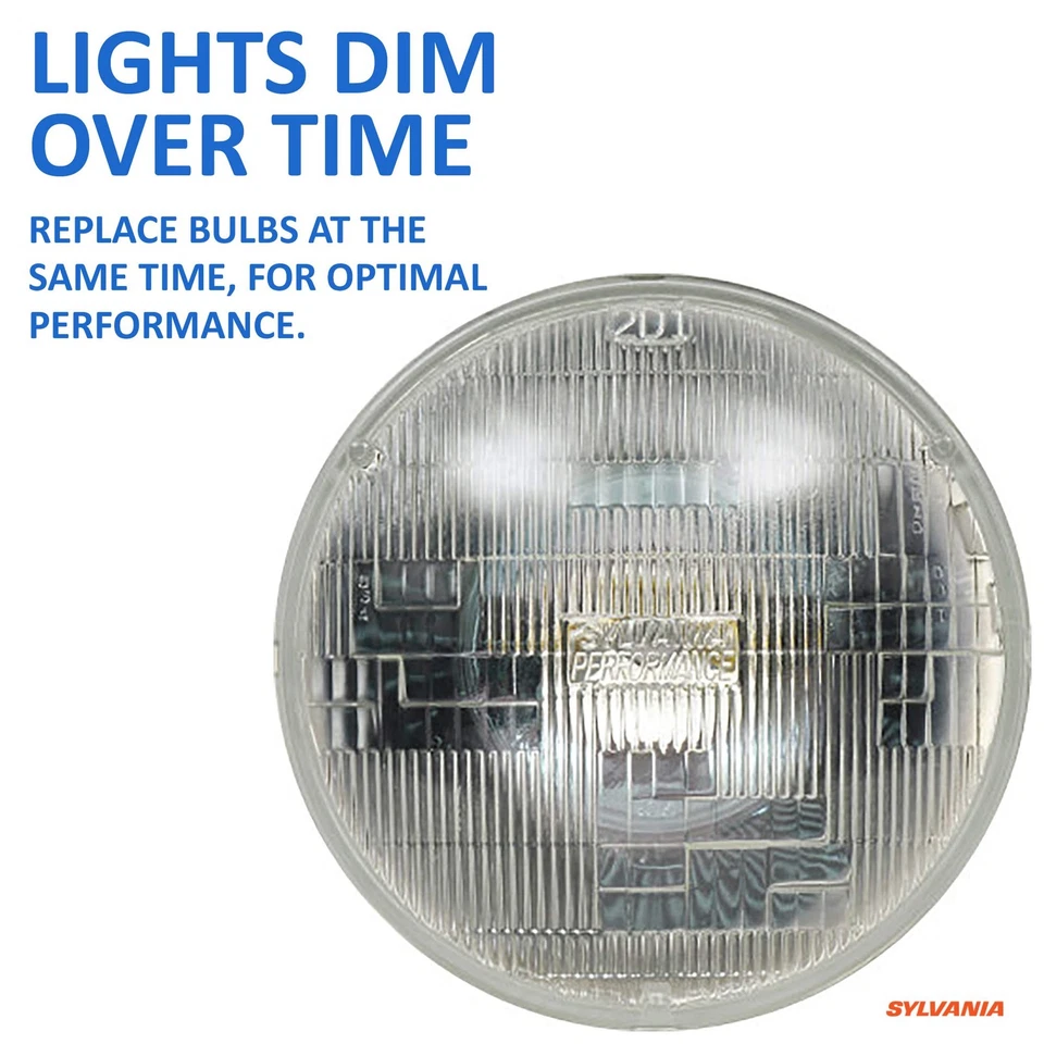 SYLVANIA H6024 SilverStar Sealed Beam – Brighter 7” Round Headlight (1 Bulb) - Image 2 of 4