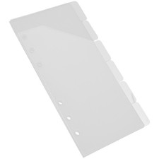 Binder Dividers with Pockets Accessories Plastic Sleeves for Binders